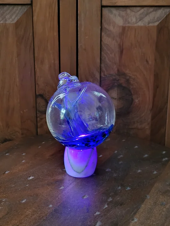 Handblown Glass Tree Of Life Orb - Picture 7 of 16